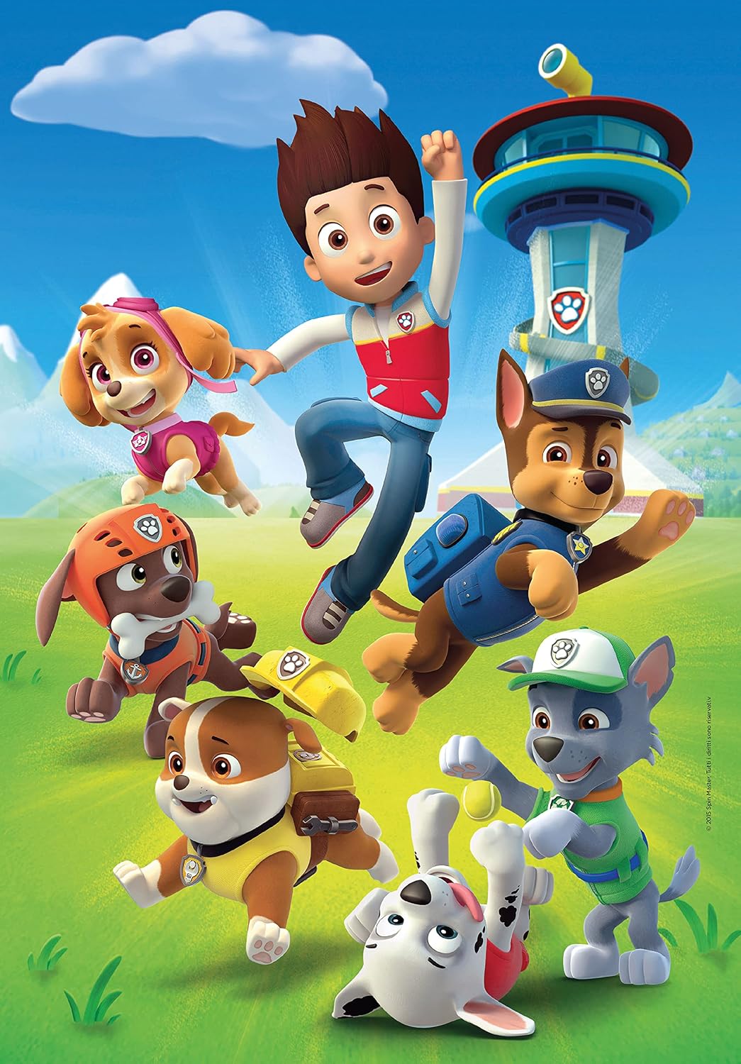 Clementoni 25209 Paw Patrol Supercolor Puzzle for Children-3 x 48 ...