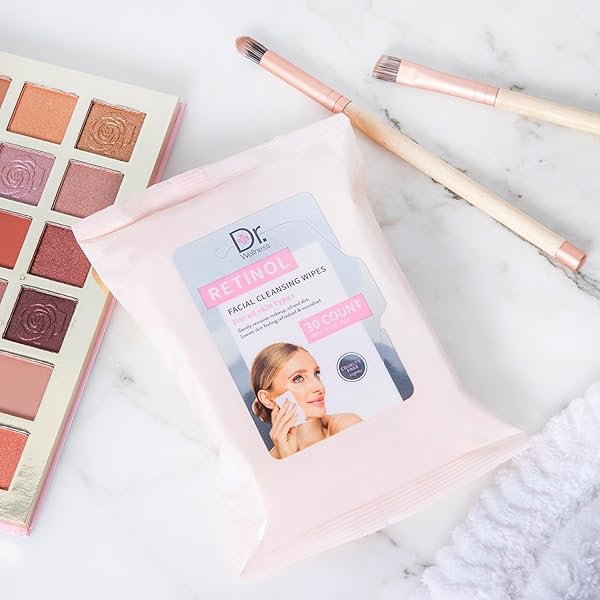 FACE WIPES VARIETY PACK | 120 WIPES IN 6 PACKS, GOOD FOR MAKEUP REMOVAL AND GENERAL FACIAL CLEANSING, 30 COLLAGEN, RETINOL, & MICELLAR WIPES (2 PACKS OF EACH SCENT) | ENCHANTE