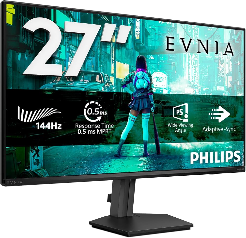 Philips 27M2N3200NF 27 Inch FHD Monitor 144 Hz IPS 1 ms MPRT HDR10