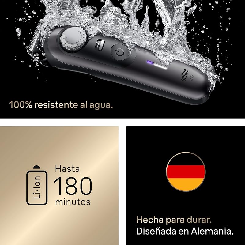 Recortadora de Barba Hombre Series 9, BT9545n, Titanio