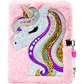 SuperStyle Journal Diary, Gift for 6 7 8 Years Old Girls, Unicorn Notebook with lock Secret Diary Writing Journal Birthday Gift for Kids