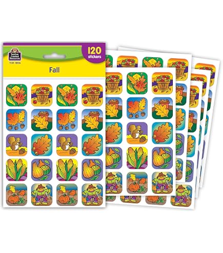 500 Autocollants Feuilles D’automne Et D’érable - Décalcomanies Pour Scrapbooking, Gourde, Agenda