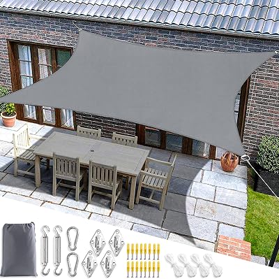 MOKANI Sun Shade Sail 3x4m Rectangle UV 95% Waterproof Canopy