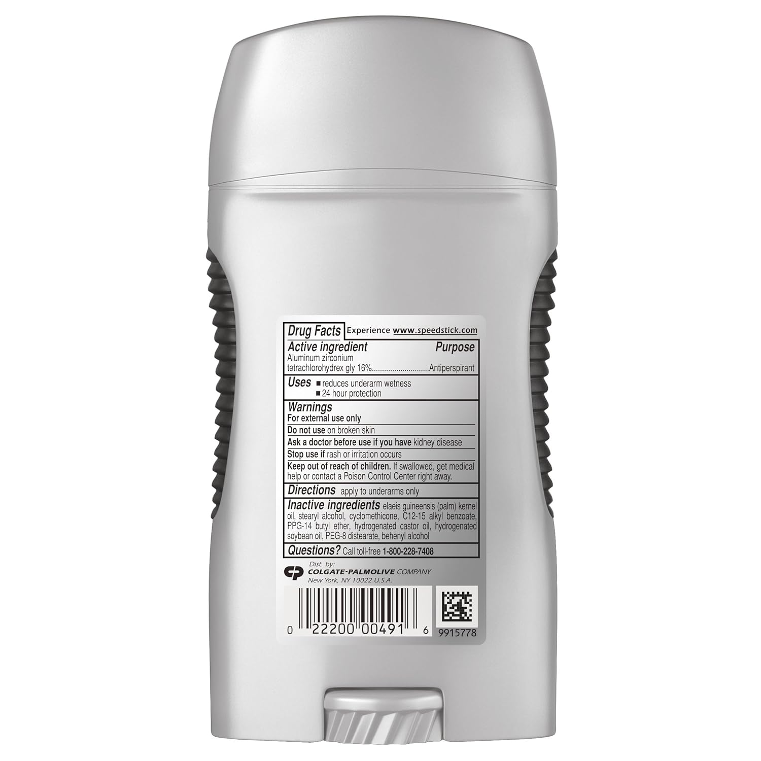Speed Stick Power Antiperspirant Deodorant for Men, Unscented - 3 ounce (6 Pack) : Beauty