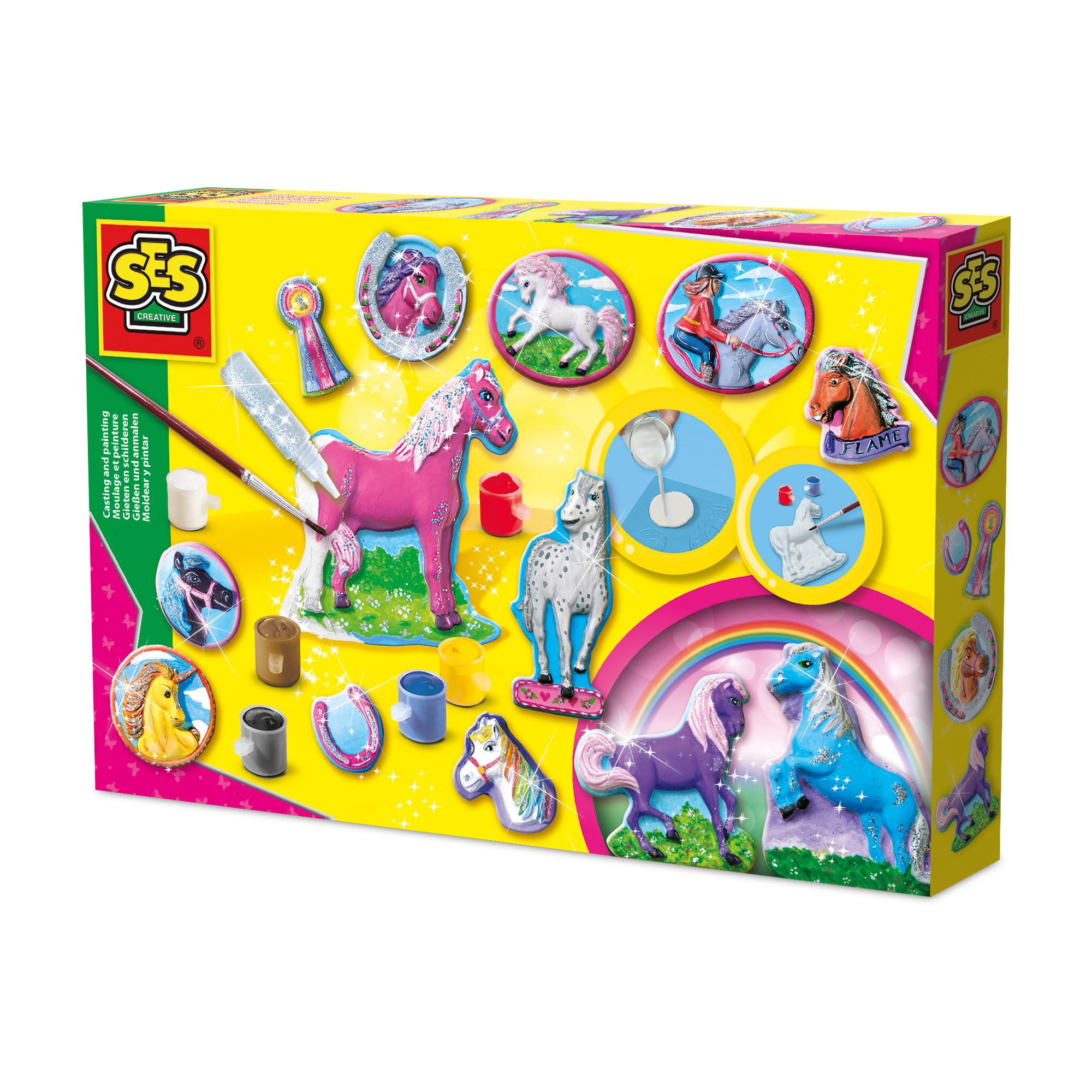 SES Creative 01155 Children's Fantasy Horse Casting and Painting Set, Mixed — image 1