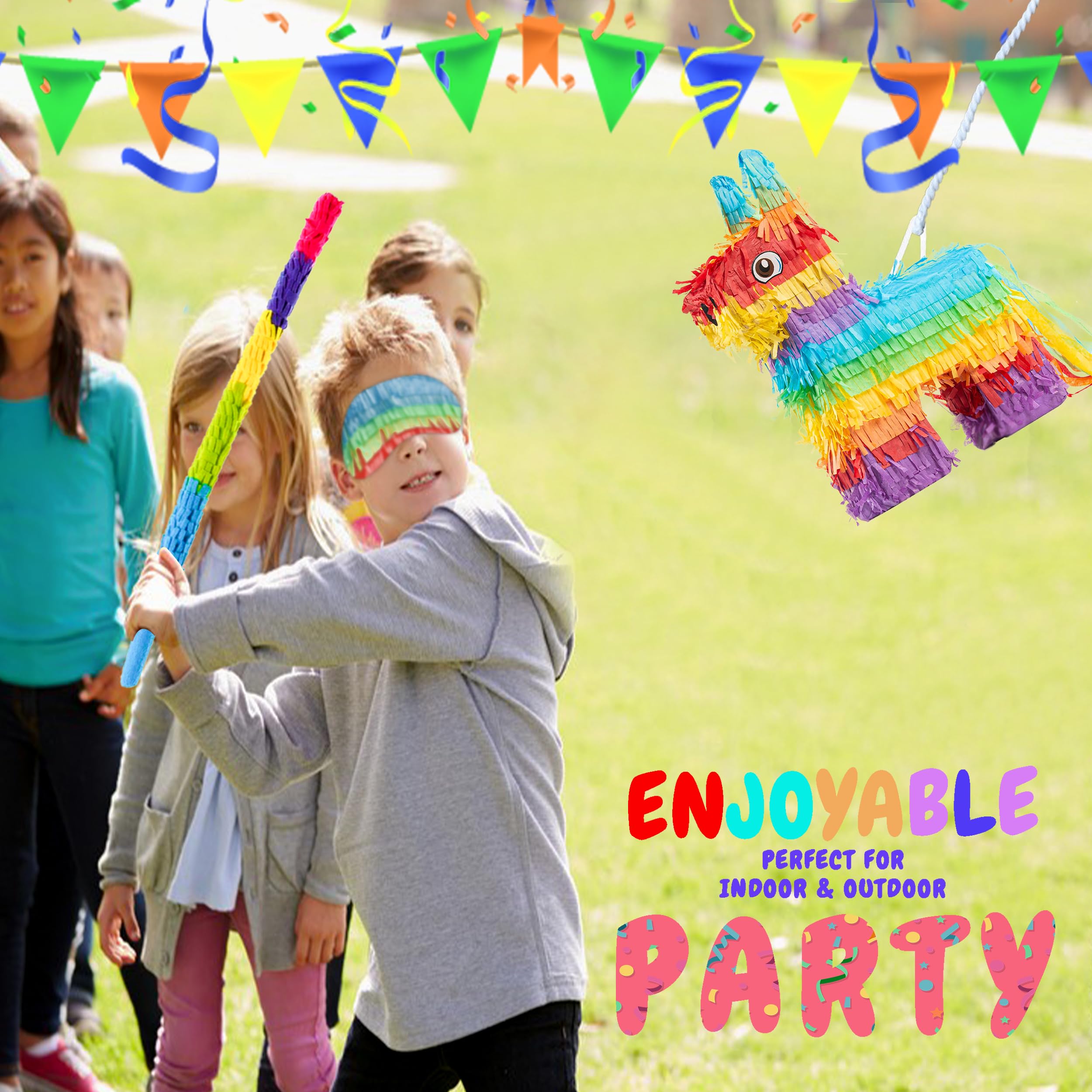 The Award Box Donkey Pinata Animal Theme Birthday Party Decorations 16.5 in