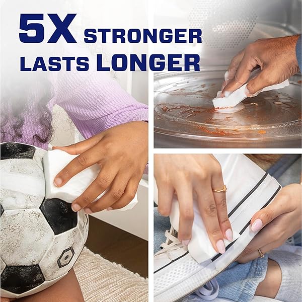 MR. CLEAN MAGIC ERASER EXTRA DURABLE, CLEANING PADS WITH DURAFOAM, 4 COUNT