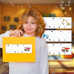 30 Name Tags for Classroom Cubbies, 3x9 in