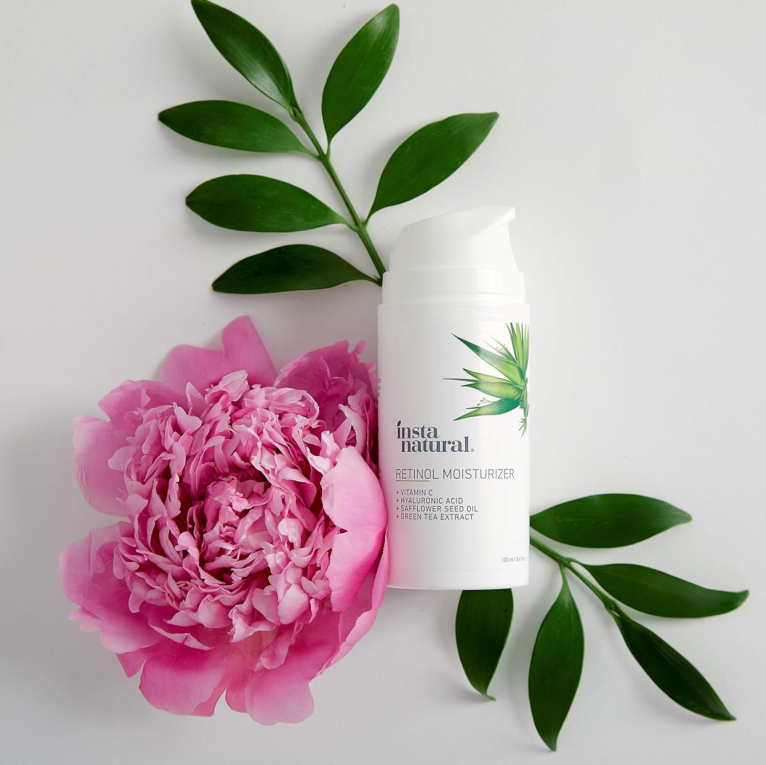 InstaNatural Retinol Moisturizer Anti Aging Night Face Cream - Face & Neck Wrinkle Lotion - Reduce Appearance of Wrinkles, Dark Circles, Fine Lines & Acne - Vitamin C Hyaluronic Acid Complex - 3.4 oz: Beauty
