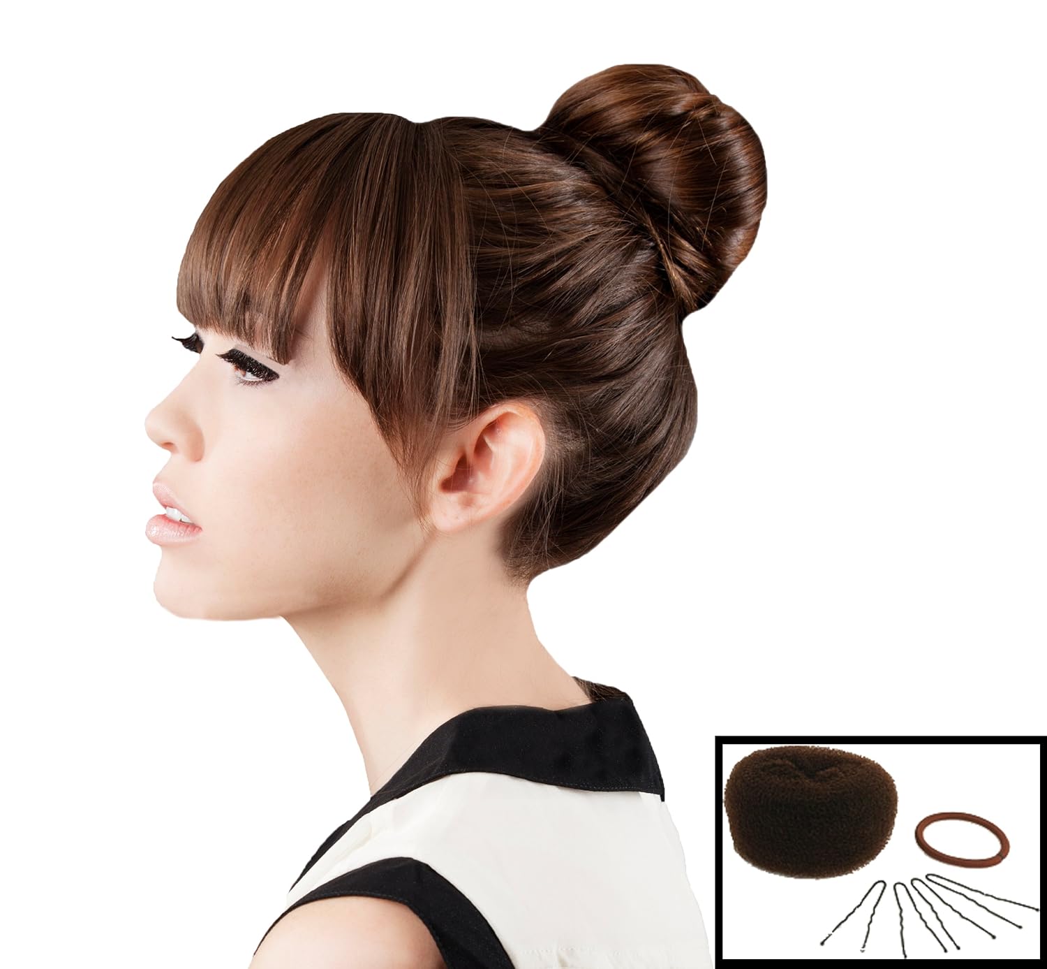 Amazon Com Mia Bun Ease Styling Tool That Rolls Into The Hair