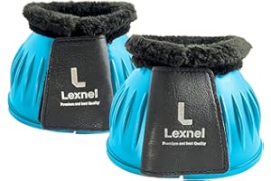 LEXNEL Rubber Bell Boots, Durable Bell Boots for Horse – Superior Hoof Protection and Comfort (1 Pair)