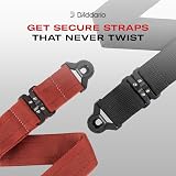 D'Addario Auto Lock Swivel Polypro Guitar Strap Black view 4