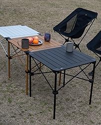 iClimb Lightweight Stable Alu. Folding Square Table