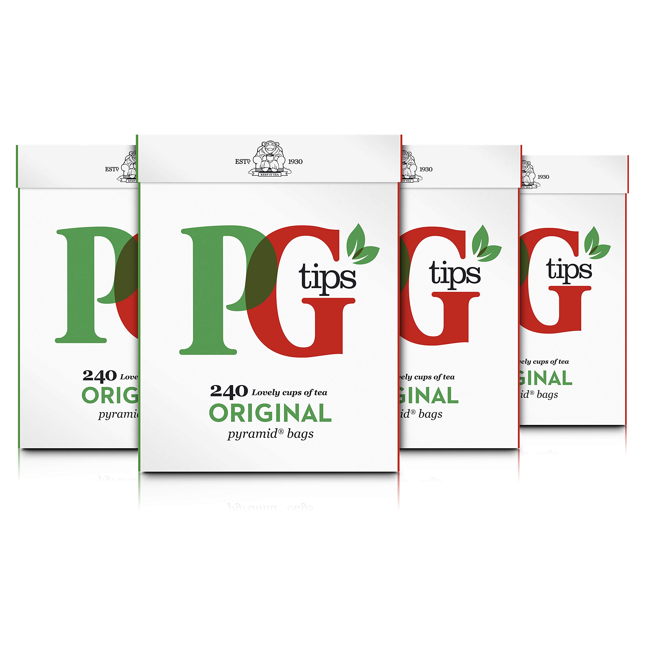 240 PG Tips Original Everyday Pyramid Tea Bags Premium Taste eBay