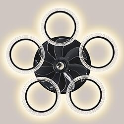 KINGTORO 30IN Flush Mount Ceiling Fans with Lights