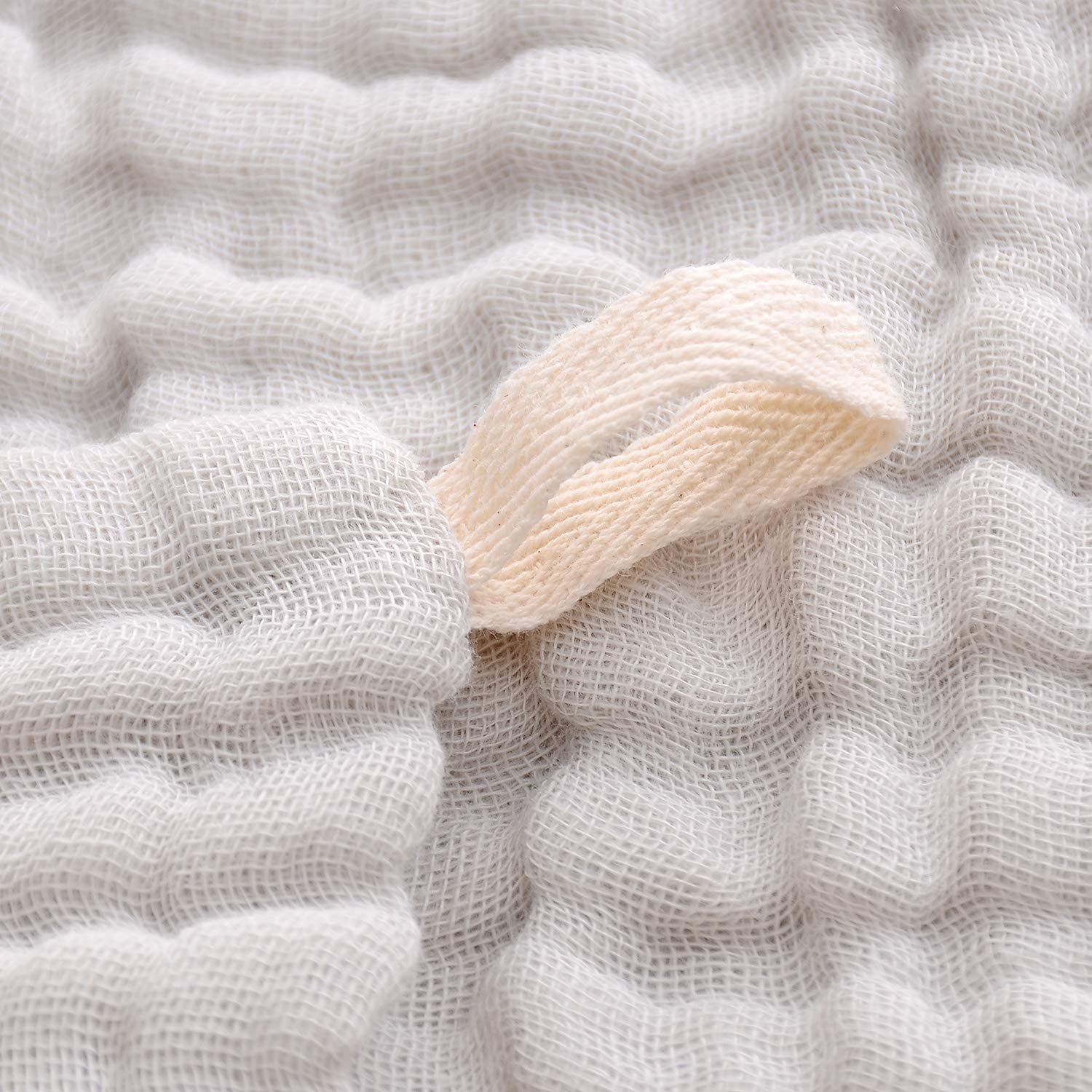 MUKIN Baby Washcloths - Natural Cotton Baby Wipes - Soft Newborn Face Towel for Sensitive Skin - 10 Pack, 12x12 inches