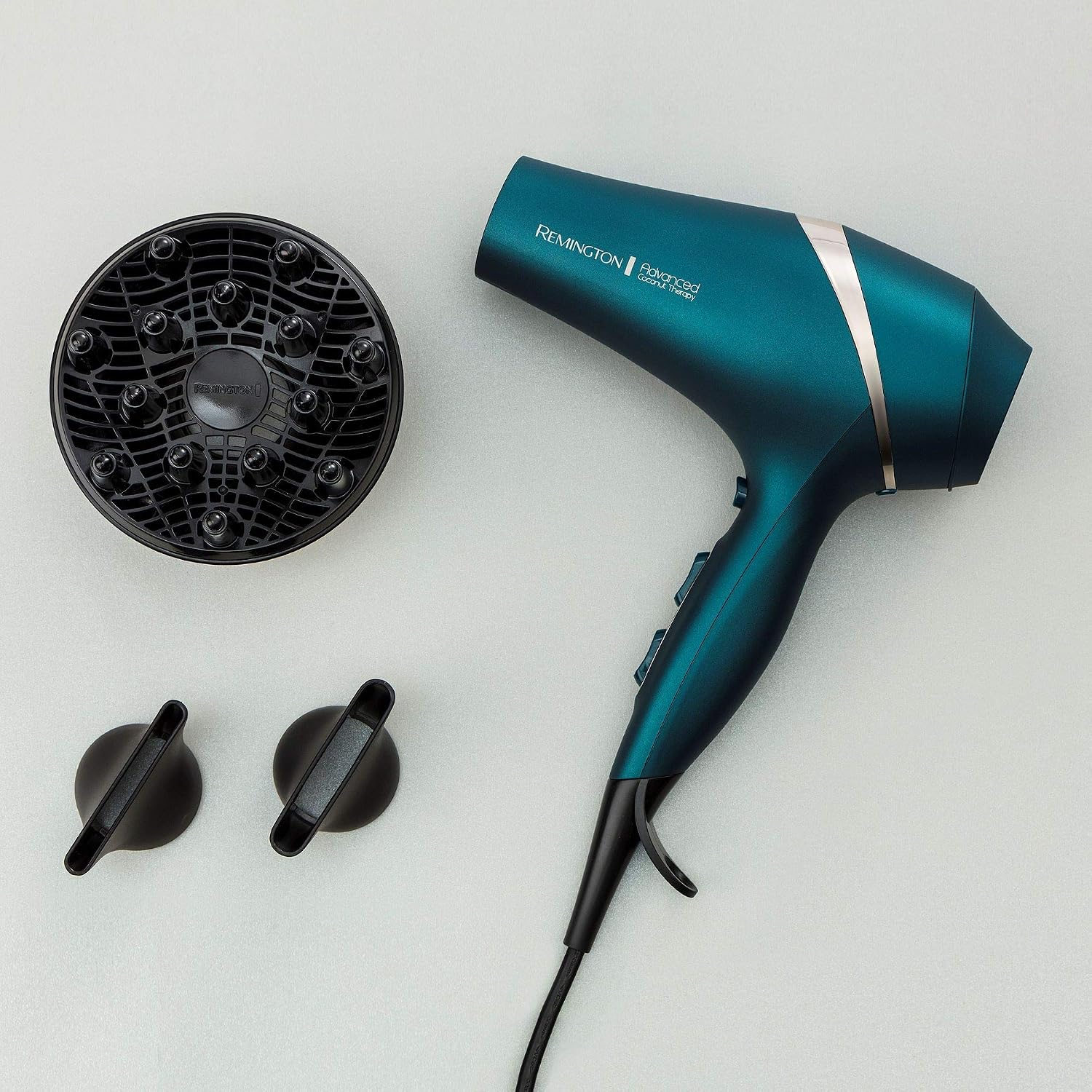 Remington Advanced Coconut Therapy Hair Dryer (Infused with Coconut and UV Filters to Nourish Hair, Smooth and Shiny Results - Image 3