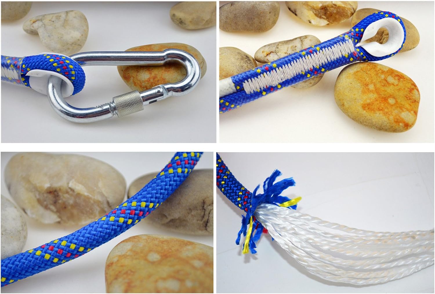 Rock Climbing Rope, 12mm Diameter Static Outdoor Hiking Accessories High Strength Cord Safety Rope (10m, 32ft)(20m, 65ft) (30m, 98ft) (40m, 131ft) (50m, 164ft) : Sports & Outdoors