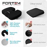 FORTEM Memory Foam Office Chair Cushion Non Slip Ergonomic Seat Pad view 8