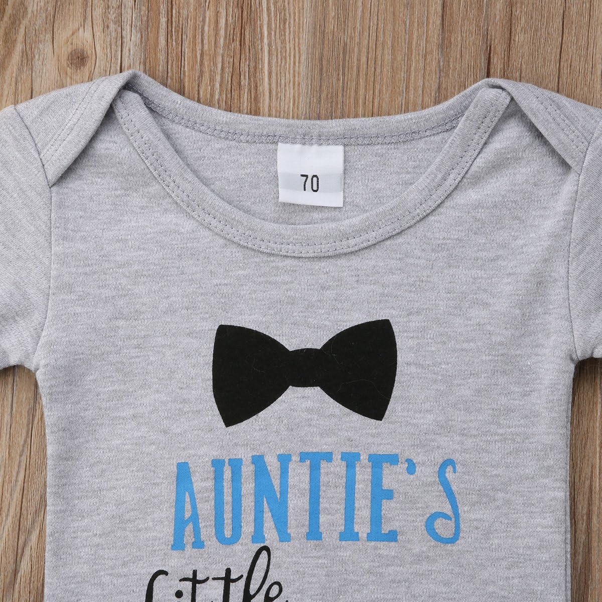 auntie's little man onesie