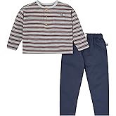 Modern Moments by Gerber baby-boys And Toddler Henley Shirt With Corduroy Pant Set
