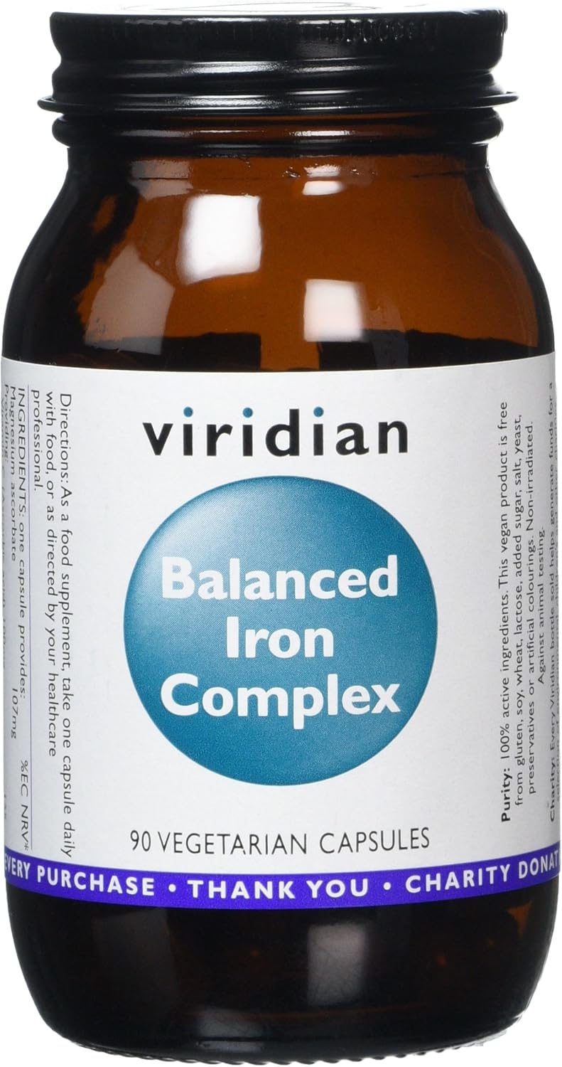 Viridian - Balanced Iron Complex - 90 Caps, 1 count (Pack of 90)
