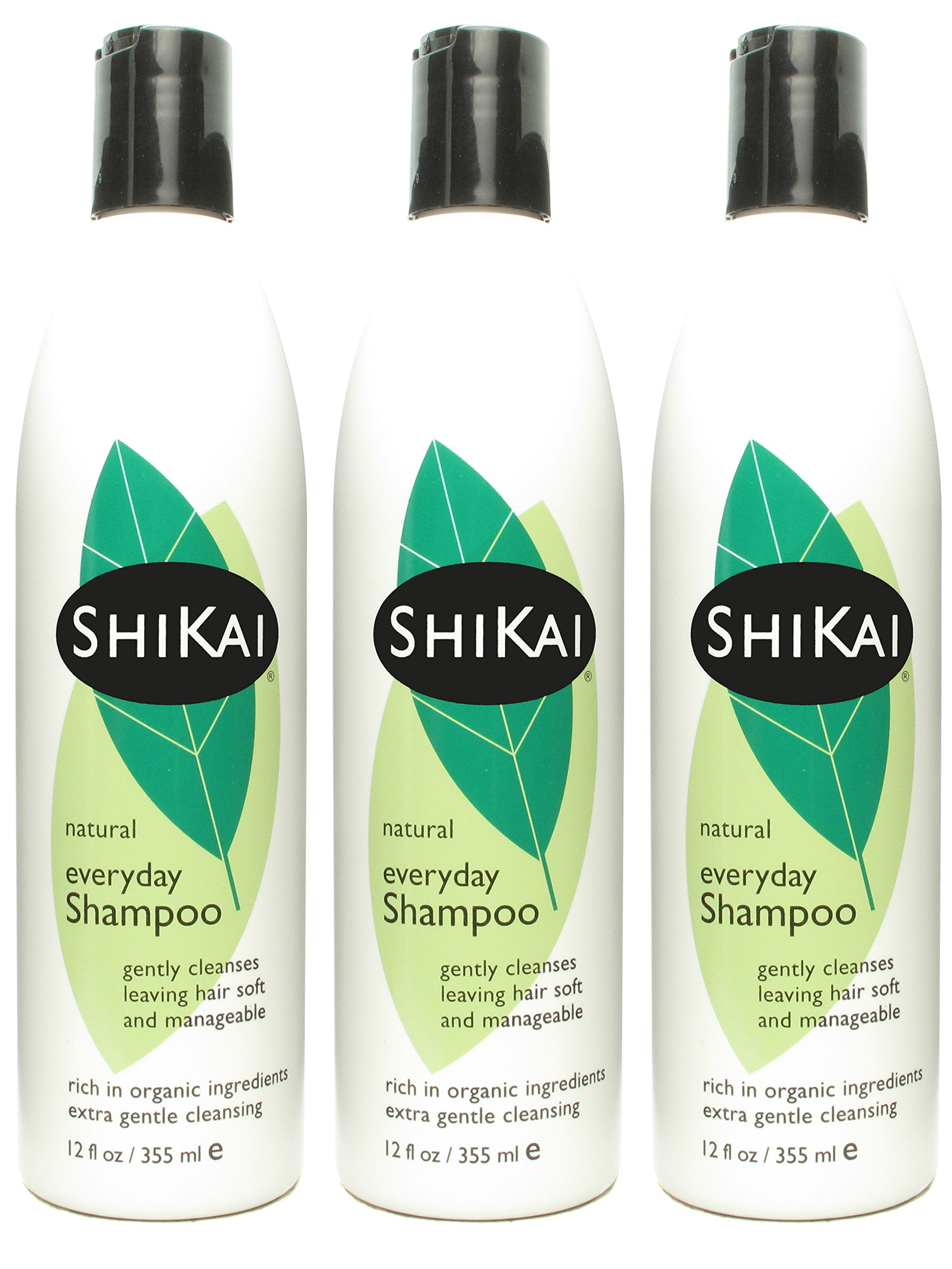 ShiKai Natural Everyday Shampoo, PlantBased 12oz (3 PACK