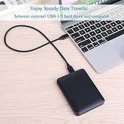 Besgoods Micro USB 3.0 Cable - 1.5 ft/50cm Short