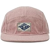 CLAPE Snapback 5 Panel Hat for Men Women Washed Cotton Flat Bill Baseball Cap Strapback Hip Hop Biker Board Cap