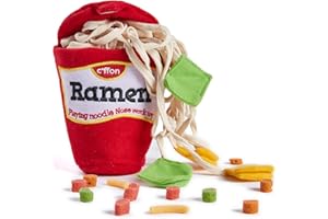 CHEWFFON Dog Puzzle Toy, Interactive & Enriching Snuffle Game for Small & Medium Dogs, Durable Hide and Seek Crinkle Toy, Treat Dispensing & Nose Work Fun