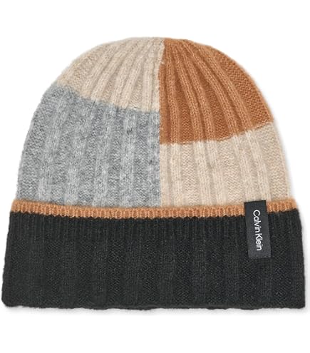 Chunky Waffle Knit Beanie with Velboa Fleece Lining Calvin Klein Women main image 2