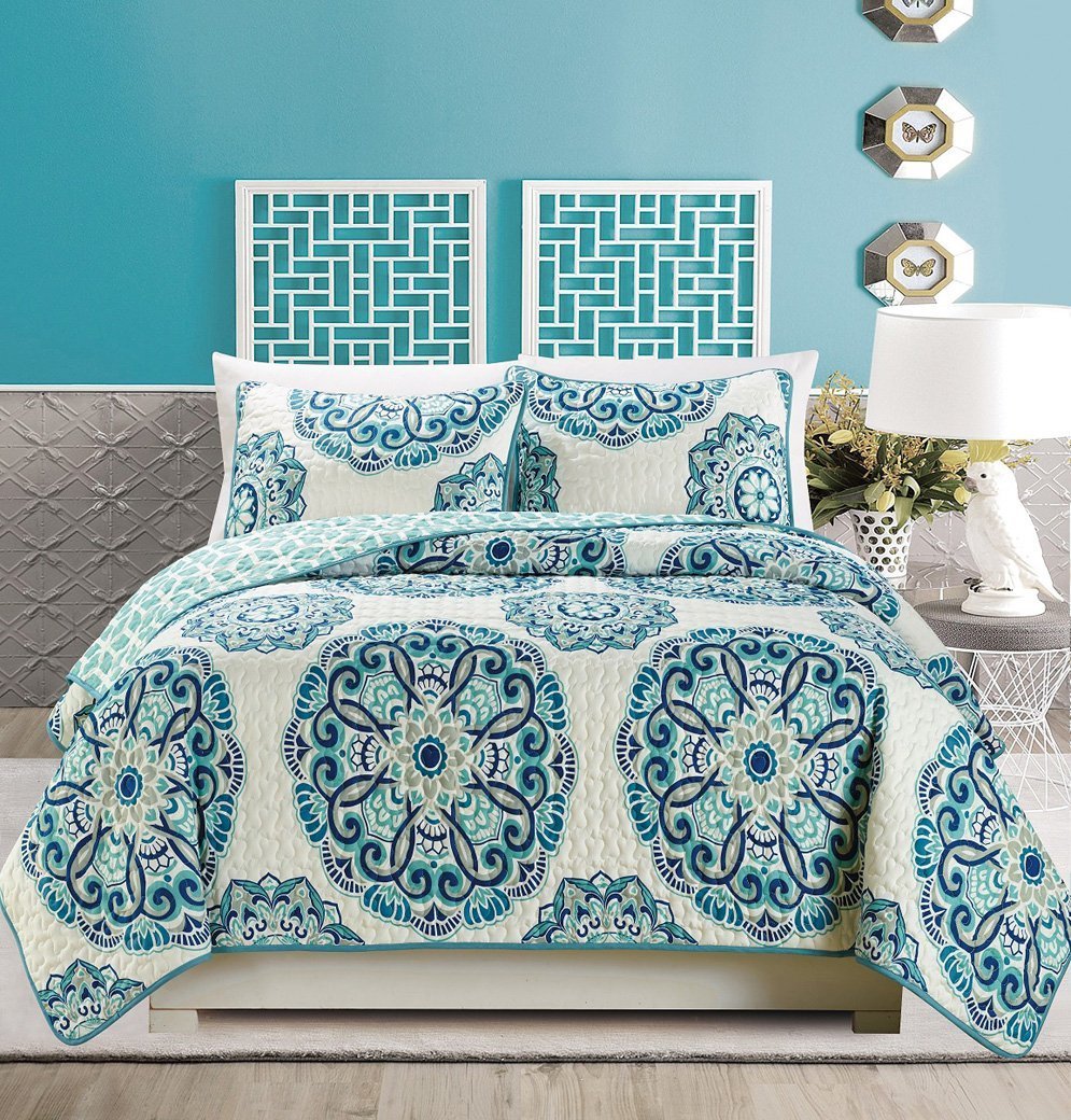 Grey King Size Quilts and Bedspreads: Amazon.com