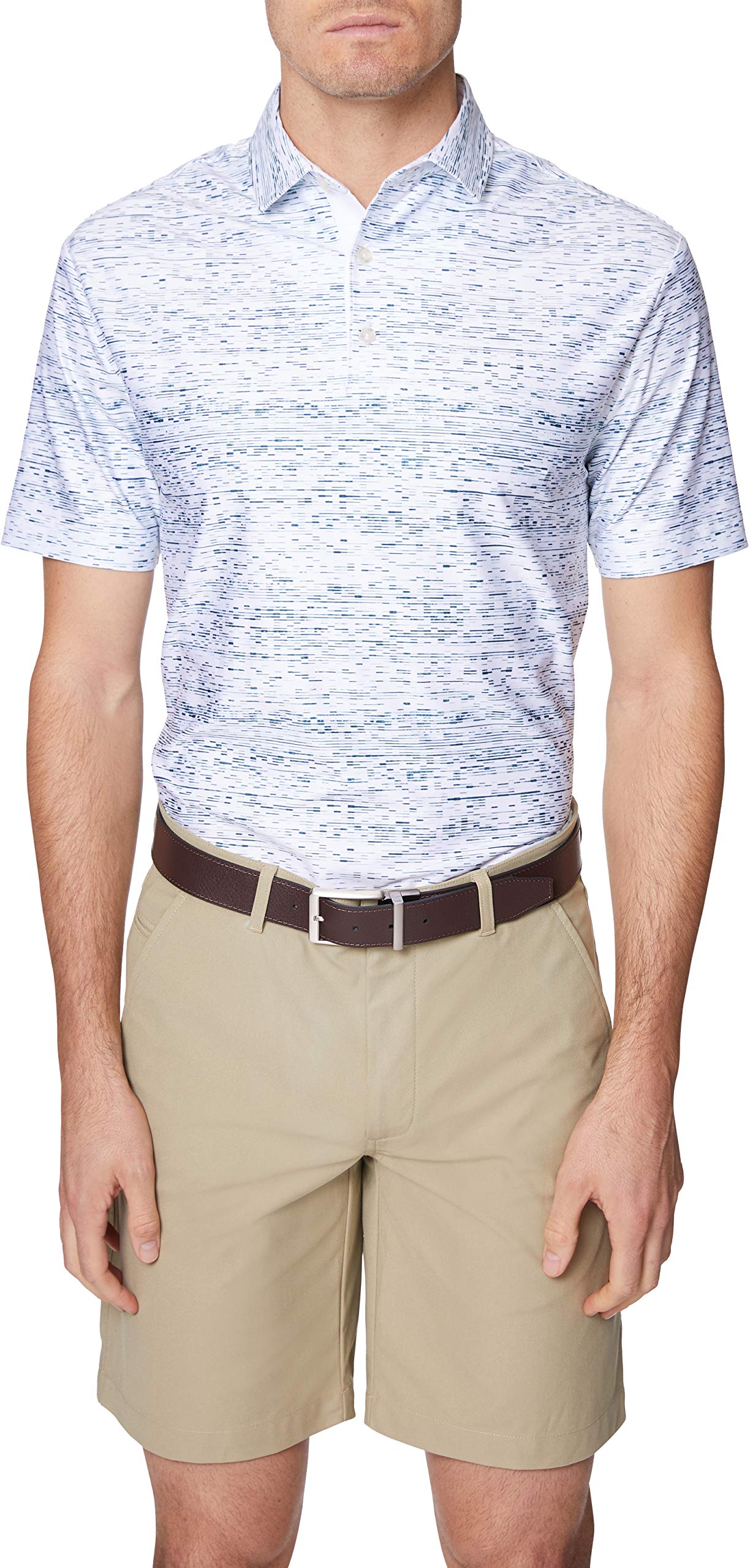 Hickey Freeman Men's Printed Polo