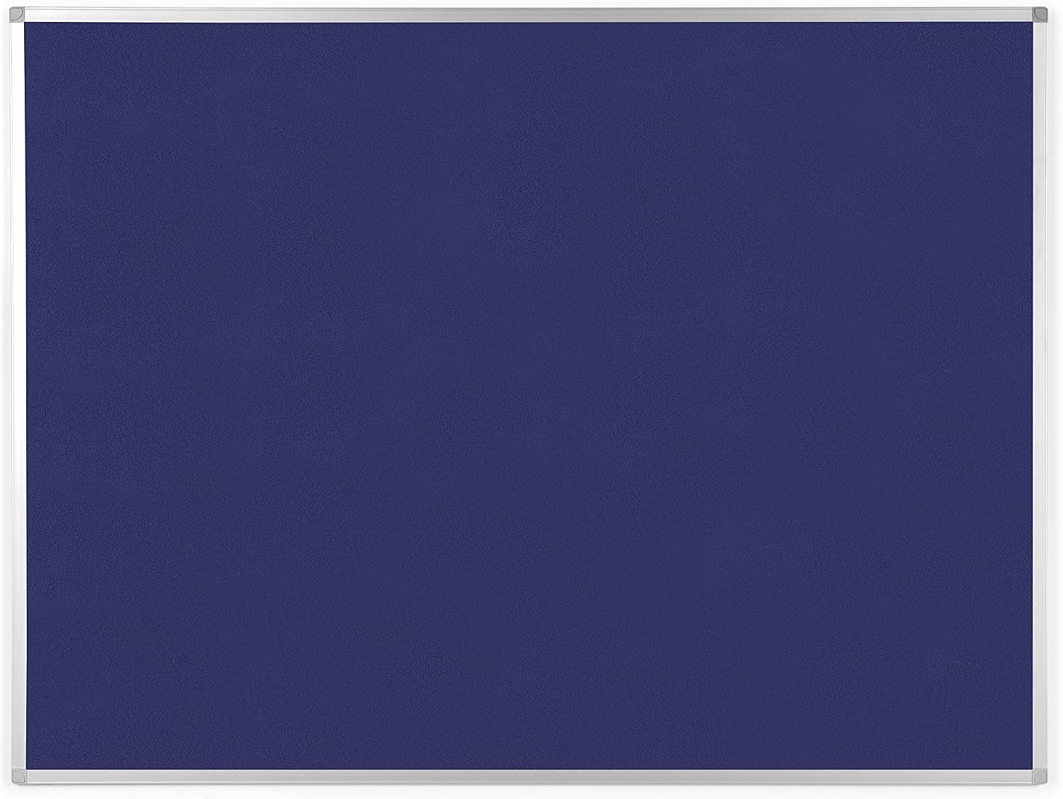 BoardsPlus Felt Notice Board - 1200 x 900 mm - Blue Felt Surface, Aluminium Frame, BPM05074040 - Image 3