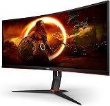 AOC CU34G2X 34 inch WQHD Curved 144Hz Gaming Monitor 3440x1440 VA AMD FreeSync view 8