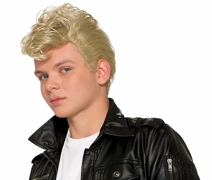 Forum Novelties Greaser Wig 1950s Assorted Colors Grease 74425