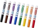 Crayola Ultra-Clean Washable Markers Assorted Colours Pack of 8 view 3