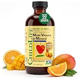 ChildLife Essentials Kids Multivitamin &amp; Mineral, Mango, 8 Fl Oz (1 Pack) | Vitamins for Kids, Liquid Multivitamin Supplement, Toddler &amp; Baby Wellness, Natural, Mineral
