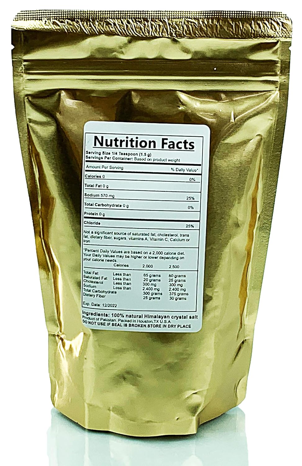 IndusClassic Authentic Pure Natural Halal Unprocessed Himalayan Edible Pink Cooking Salt --- 1 lbs Medium Coarse Grain 1~3mm : Grocery & Gourmet Food