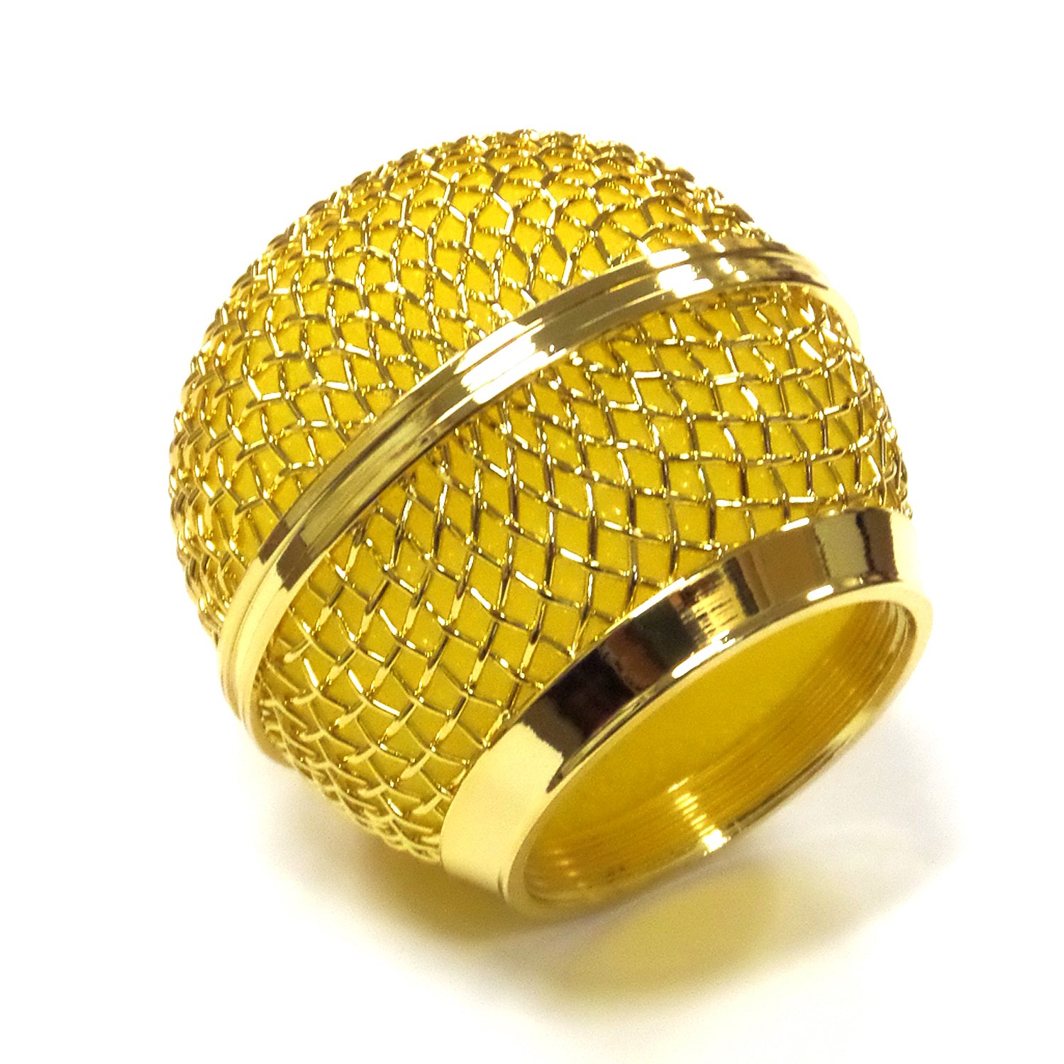 Performance Plus MB58-G Mesh Grill Replacement for Shure SM58 - Gold Color Ball