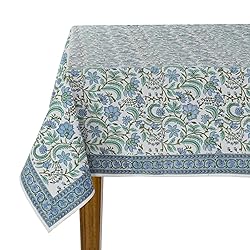 Ridhi Dark Columbia Blue, Turquoise Green 72x190