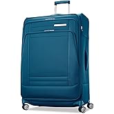 Samsonite UpLIFT Lightweight Large Checked Softside Luggage with Spinner Wheels - Expandable - Airline-Approved, Polyester Soft Suitcase for Ultra Light Travel - Cerulean Blue