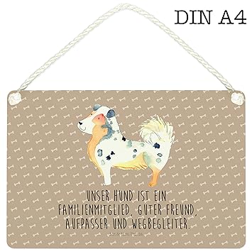 Amazonde Mr Mrs Panda A4 Deko Schild Australien Shepherd