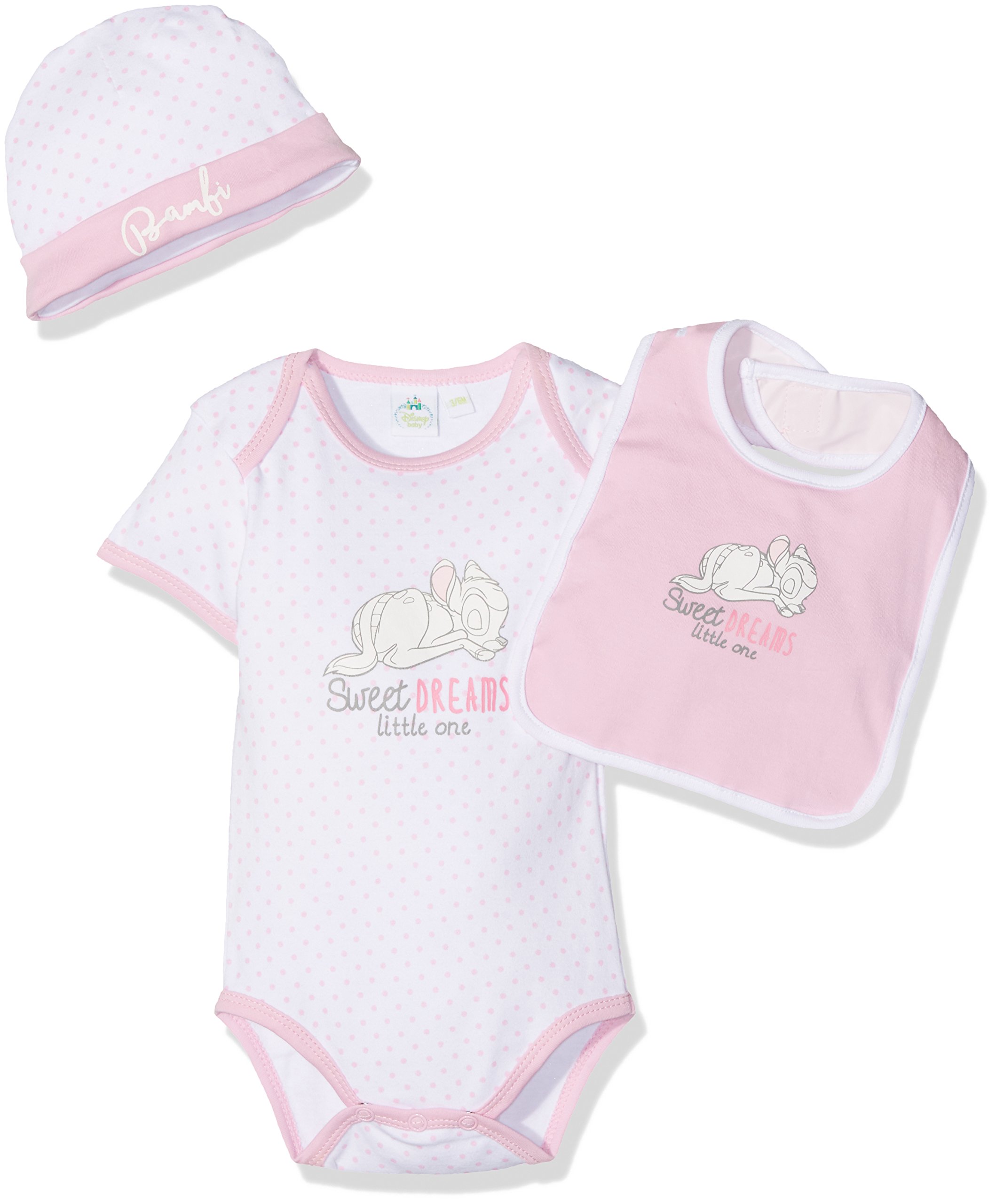 Bambi Baby_Boy's Sleepy Box Clothing Set, Rose (Pink), 3-6 Months
