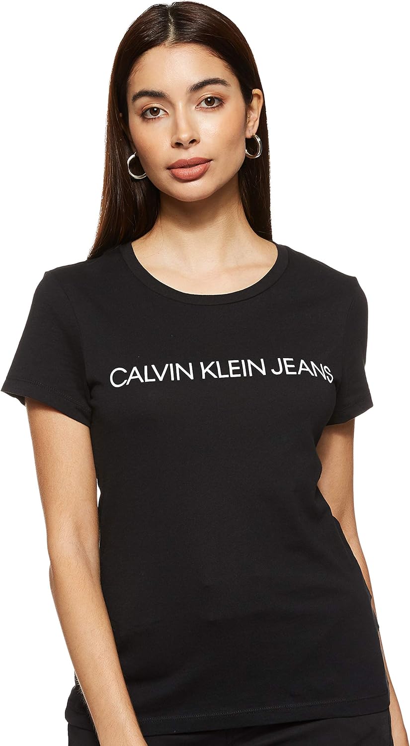 calvin klein institutional logo slim fit tee