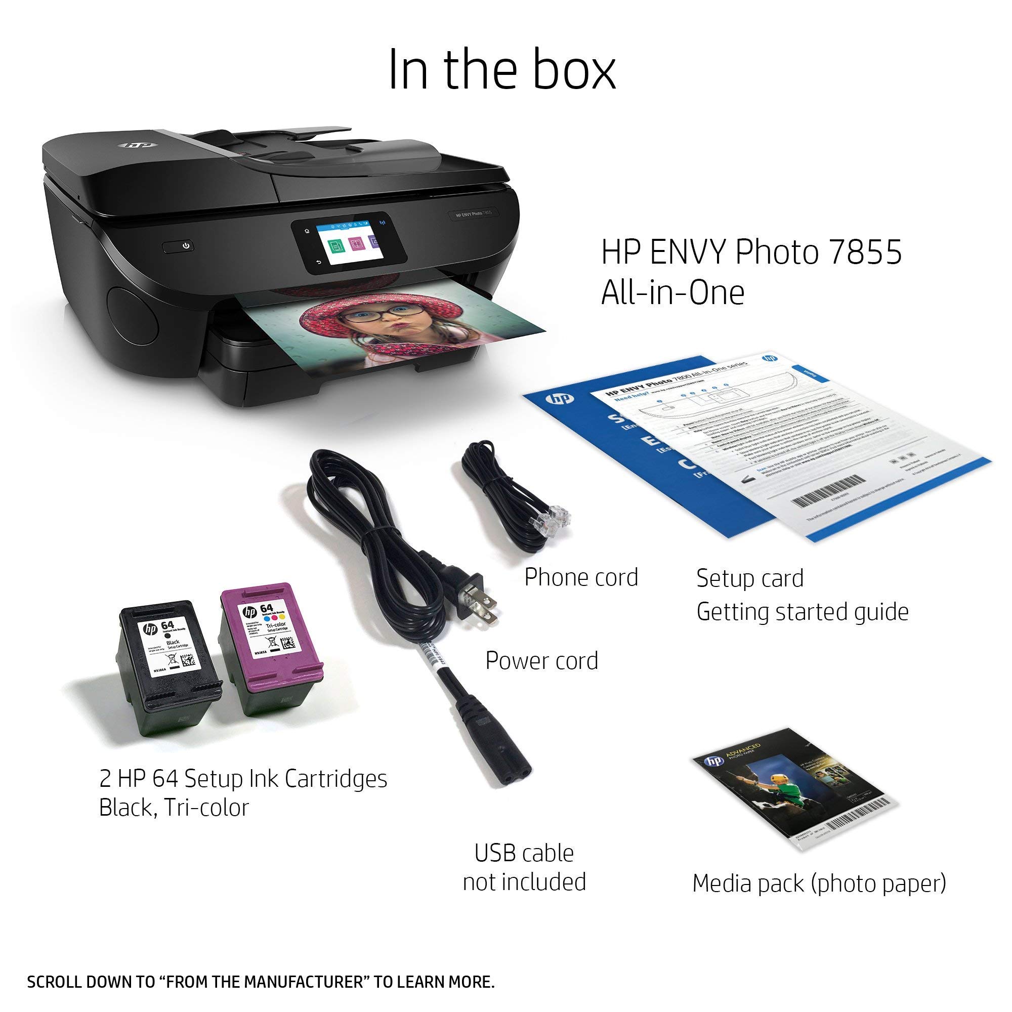 hp envy 7155 setup cartridges