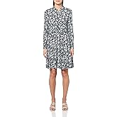 Tommy Hilfiger Womens Shirt Dress Long Sleeve Floral Printed Sportswear Dress