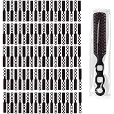 Kifmurase 100Pcs Bulk Curly Hair Brushes, Individually Wrapped Disposable Hair Brushes, Nylon Bristles Detangling Combs for Homeless, Shelter, Hotel