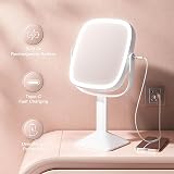 CHICLEW 9.5in LED Makeup Mirror Dual-Sided 1X/10X 3 Color Modes view 6