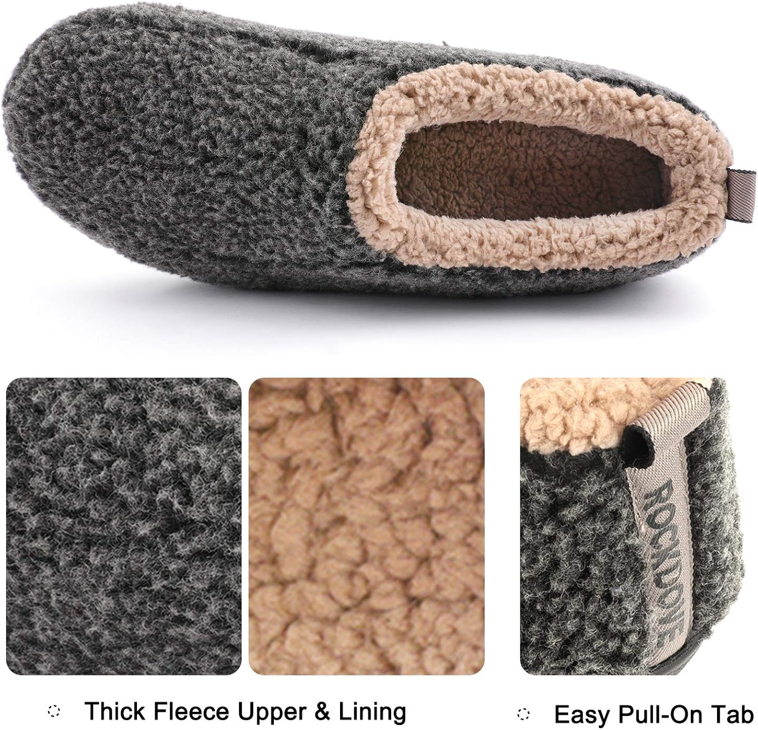  | RockDove Men's Nomad Slipper with Memory Foam | Slippers